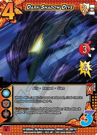 Dark Shadow Dive Card Front