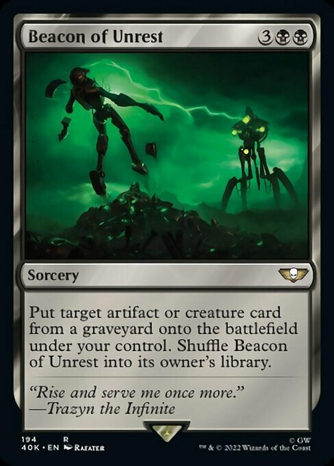 Beacon of Unrest Card Front