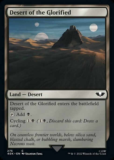 Deserto della Gloriosa Card Front