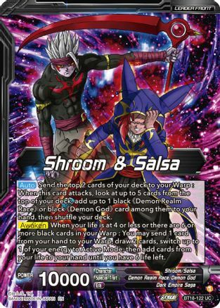 Shroom & Salsa // Demon God Shroom & Demon God Salsa, Deadly Genius Card Front