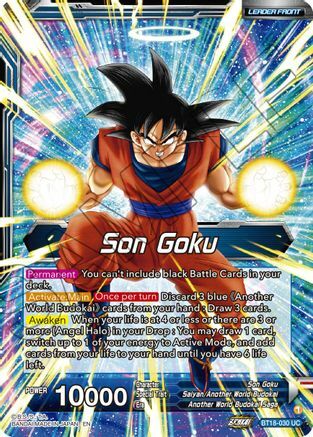 Son Goku // Son Goku, Another World Fighter Card Front