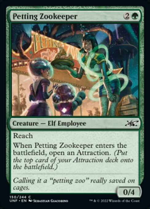 Petting Zookeeper Card Front