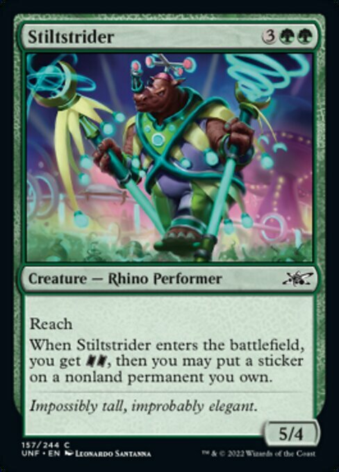 Stiltstrider Card Front