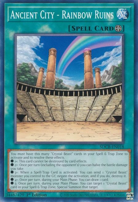 Ancient City - Rainbow Ruins Card Front