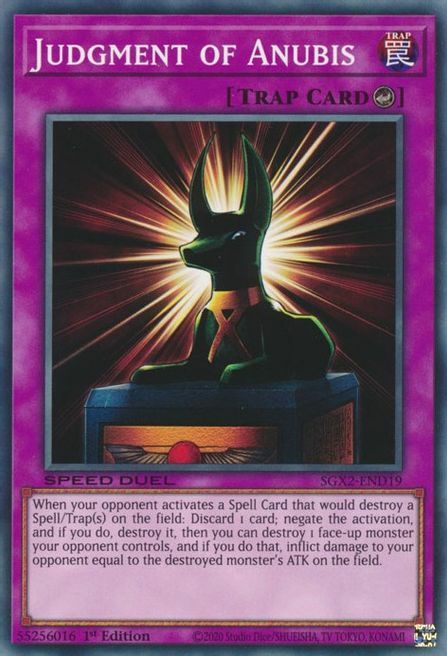 Judgment of Anubis Card Front