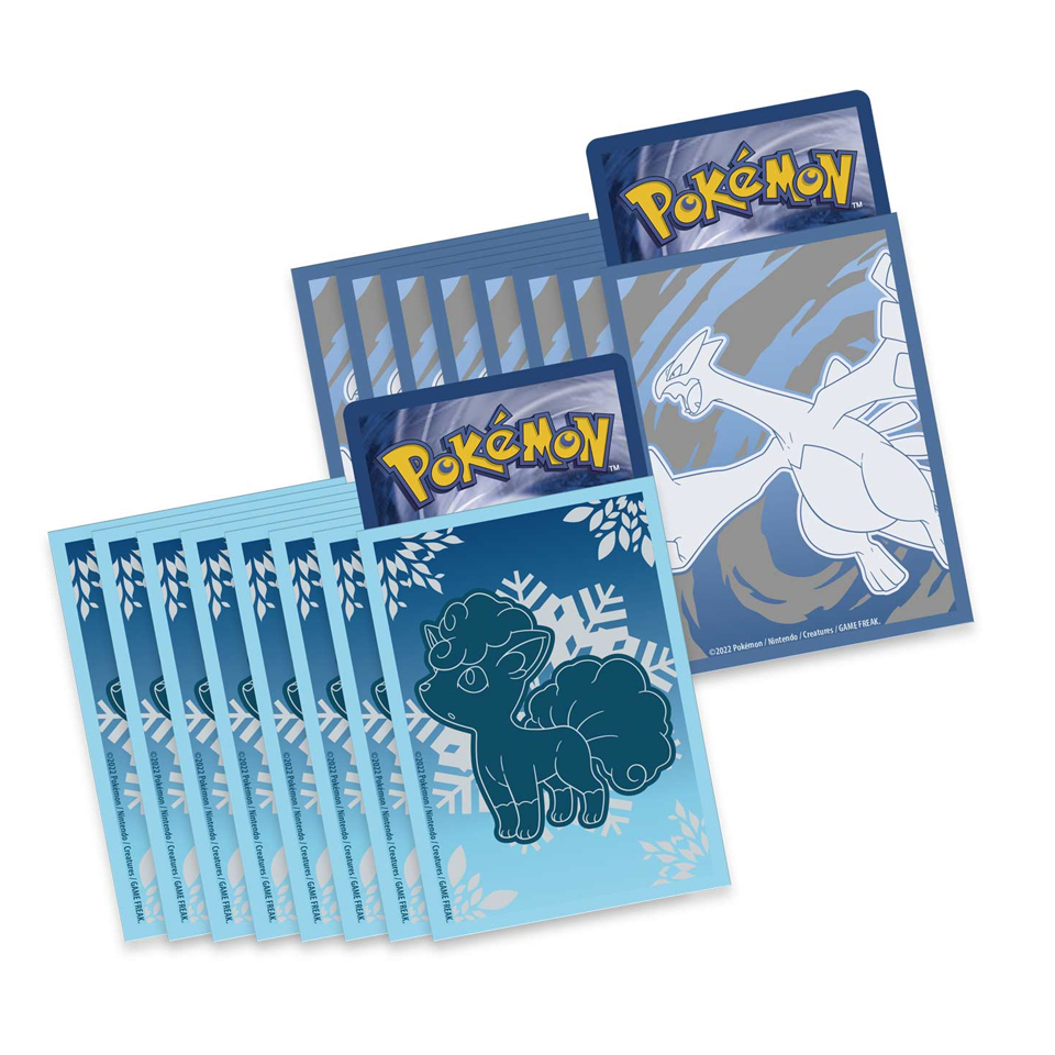 Silver Tempest: Pokémon Center Alolan Vulpix & Lugia Sleeves