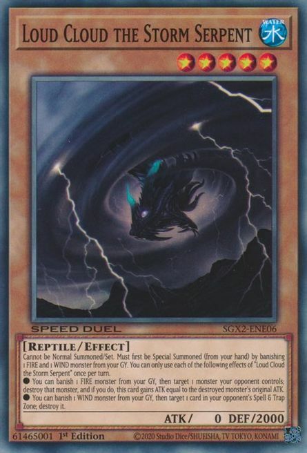 Loud Cloud the Storm Serpent Card Front