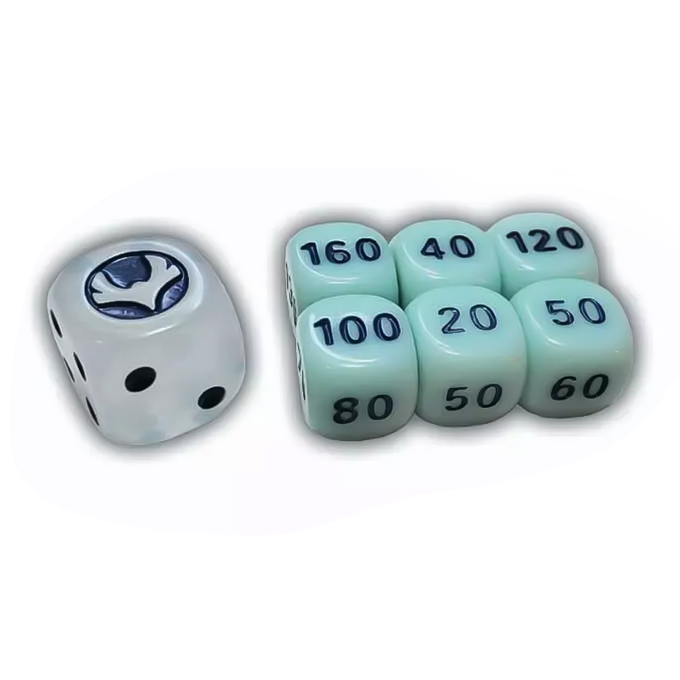 Silver Tempest Dice Set