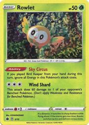 Rowlet [Sky Circus | Wind Shard]