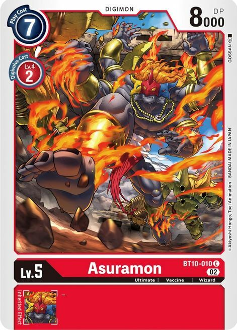 Asuramon Card Front