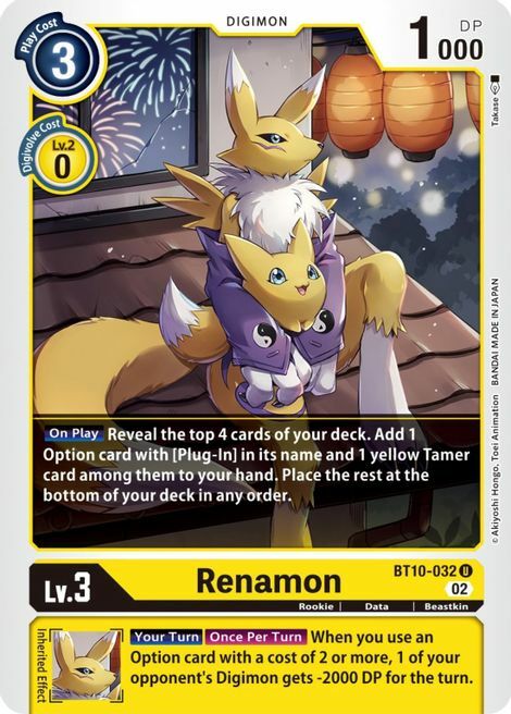 Renamon Card Front