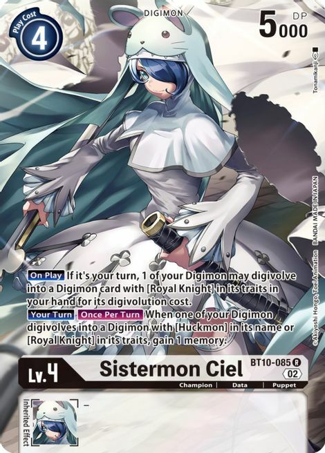 Sistermon Ciel Card Front