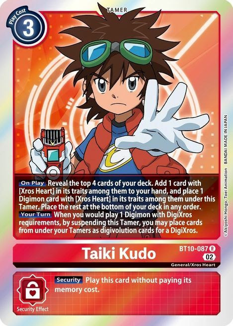 Taiki Kudo Card Front