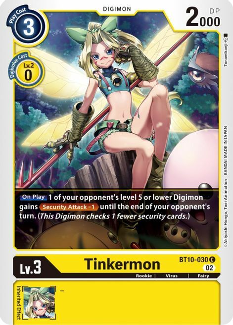 Tinkermon Card Front