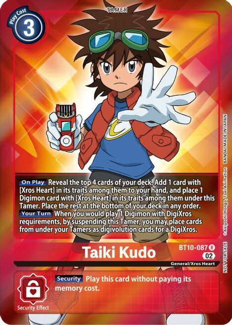 Taiki Kudo Card Front