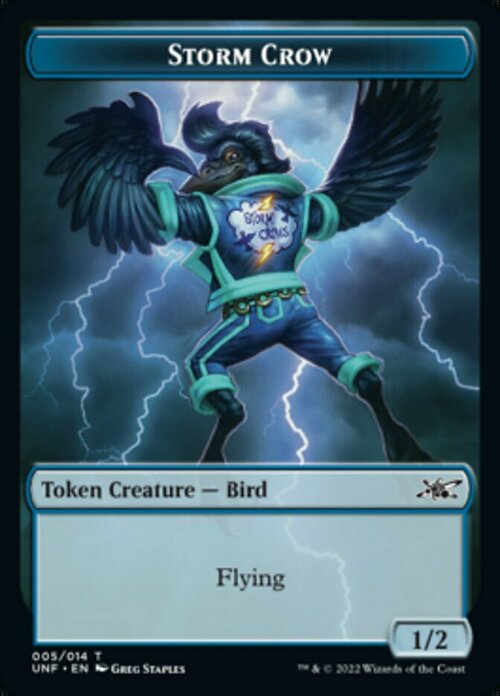 Storm Crow // Clown Robot Card Front