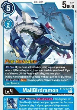 MailBirdramon Card Front