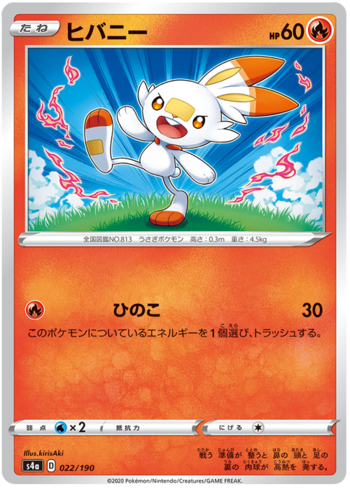 Scorbunny Card Front