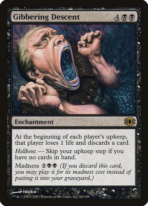 Gibbering Descent Card Front