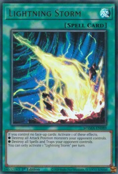 Lightning Storm Card Front