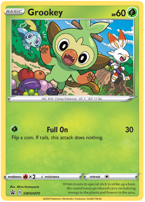 Grookey Card Front