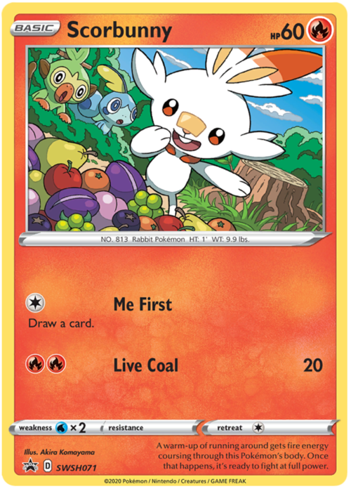 Scorbunny Card Front