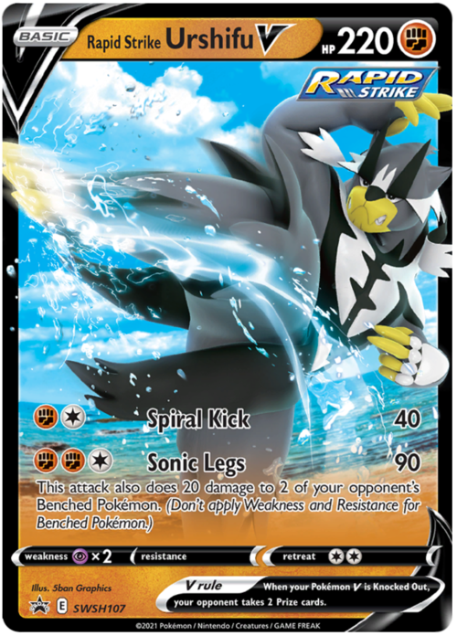 Rapid Strike Urshifu V Card Front