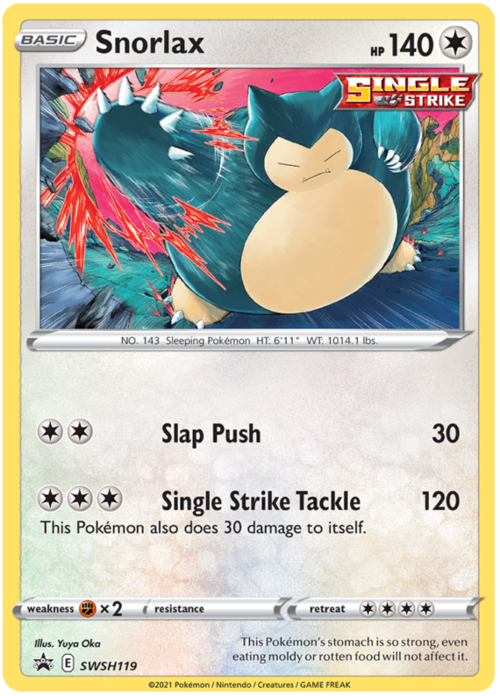 Snorlax Card Front