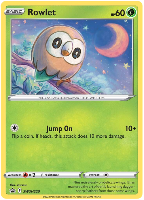 Rowlet Card Front