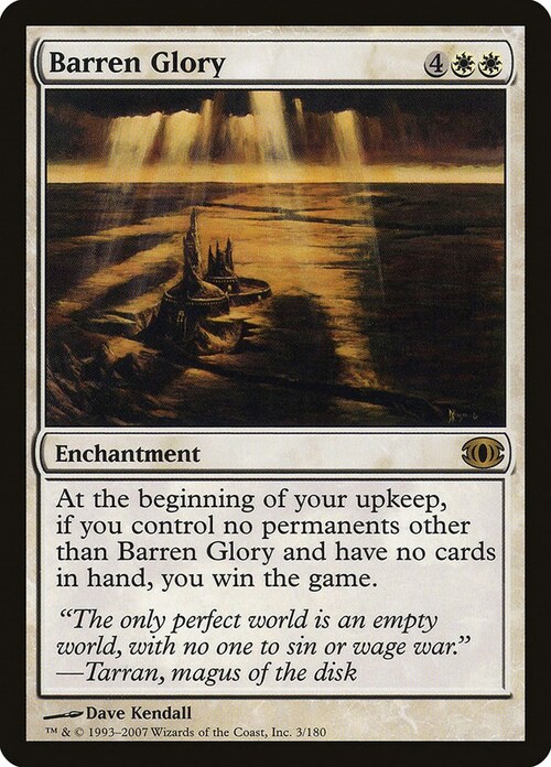 Barren Glory Card Front