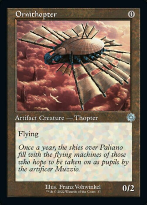 Ornithopter Card Front