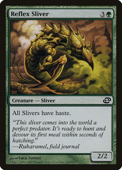 Reflex Sliver Card Front