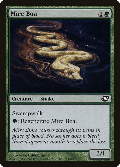 Mire Boa Card Front