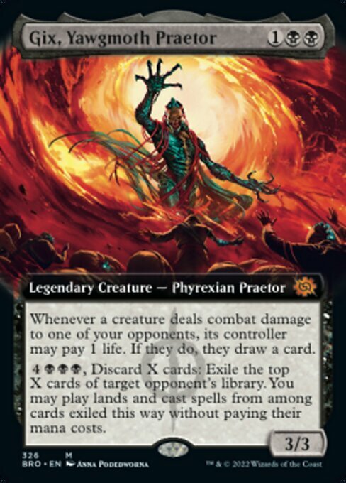 Gix, Yawgmoth Praetor Card Front