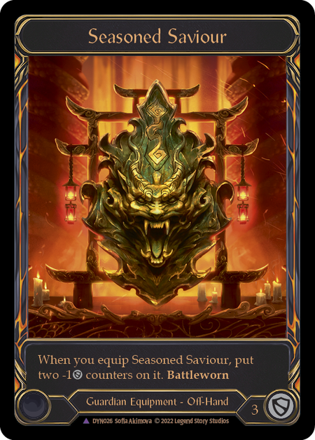 Seasoned Saviour Card Front