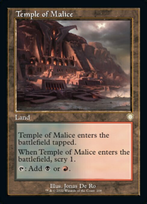 Temple of Malice Card Front