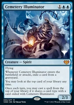 Cemetery Illuminator Card Front