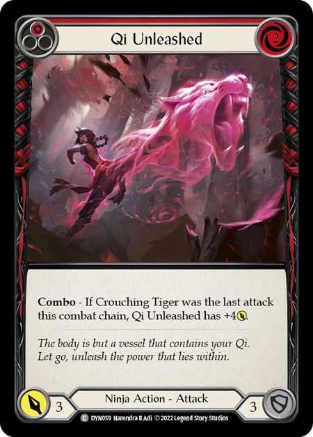 Qi Unleashed (Red) Card Front