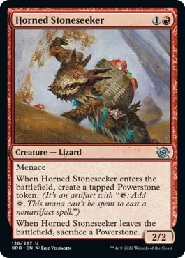 Horned Stoneseeker Card Front