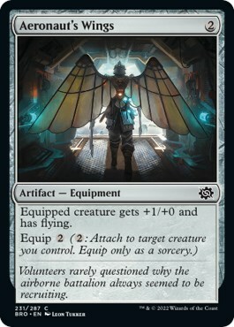 Aeronaut's Wings Card Front