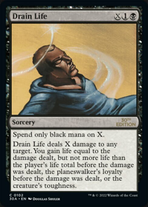 Drain Life Card Front