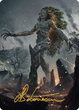 Art Series: Titania, Gaea Incarnate Card Front