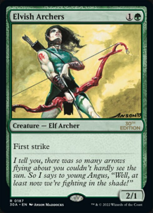 Elvish Archers Card Front