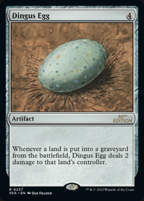 Dingus Egg Card Front