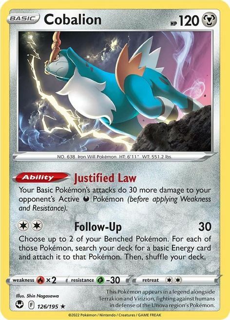 Cobalion Card Front