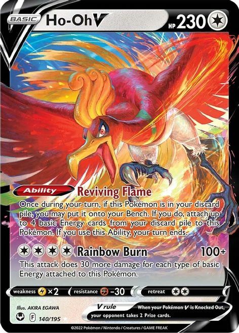 Ho-Oh V Card Front