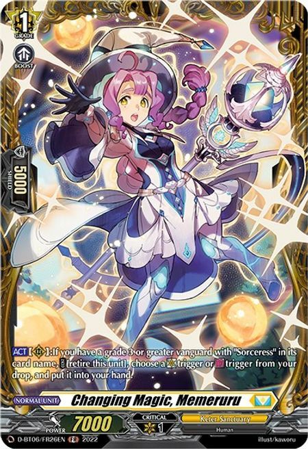 Changing Magic, Memeruru [D Format] Card Front