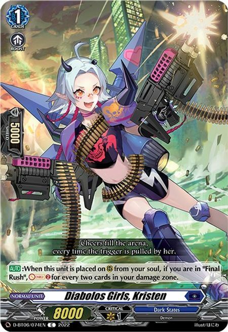 Diabolos Girls, Kristen [D Format] Card Front