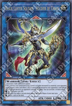 Black Luster Soldier - Soldier of Chaos Card Front