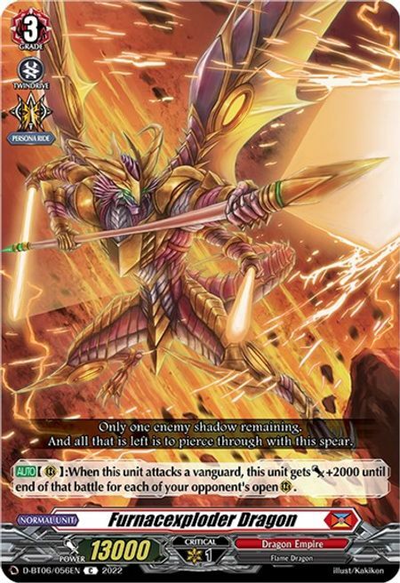 Furnacexploder Dragon [D Format] Card Front